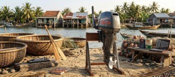 Động có thuyền YIKITO 18HP 2Thỳ