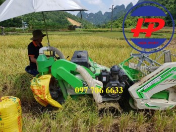 Máy gặt liên hợp mini SR4LZ-0.9L 4LZ-0.9LB Model: 2020